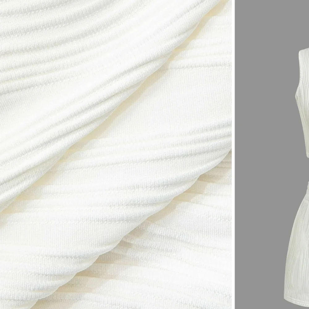 Micas NWTs Textured Sleeveless Crop Top & Short Set